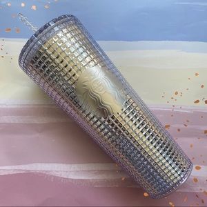 Starbucks studded tumbler SILVER cup New 2020